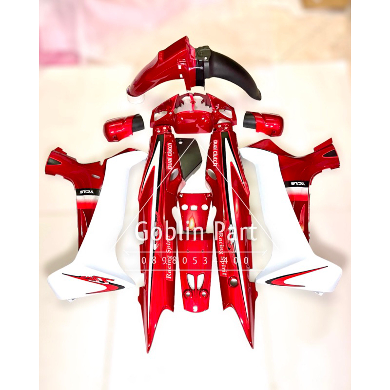 Cover Body Fullset Halus Fizr F1zr Sstwo Merah Maroon Putih Ss Two Slebor 125z Cover Body Yamaha Fiz