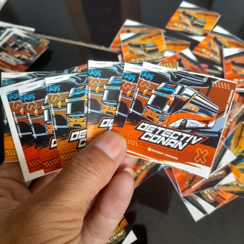 

Best seller stiker bus isi 9 pcs detective conan murah