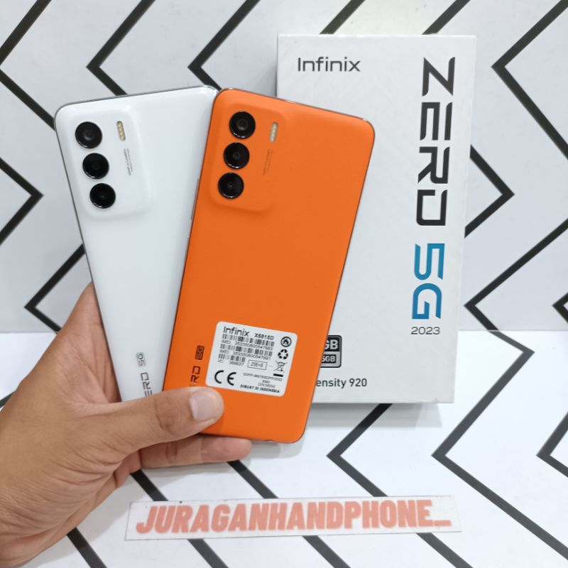 INFINIX ZERO 5G 2023 RAM 8/256GB HP SECOND FULLSET