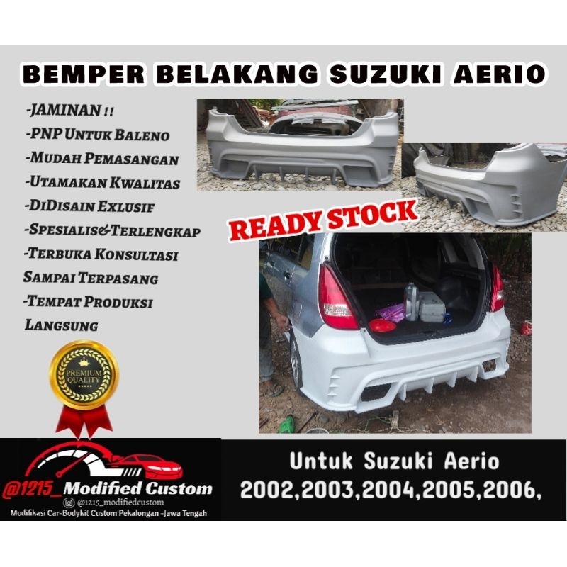 Bemper Aerio custom  belakang