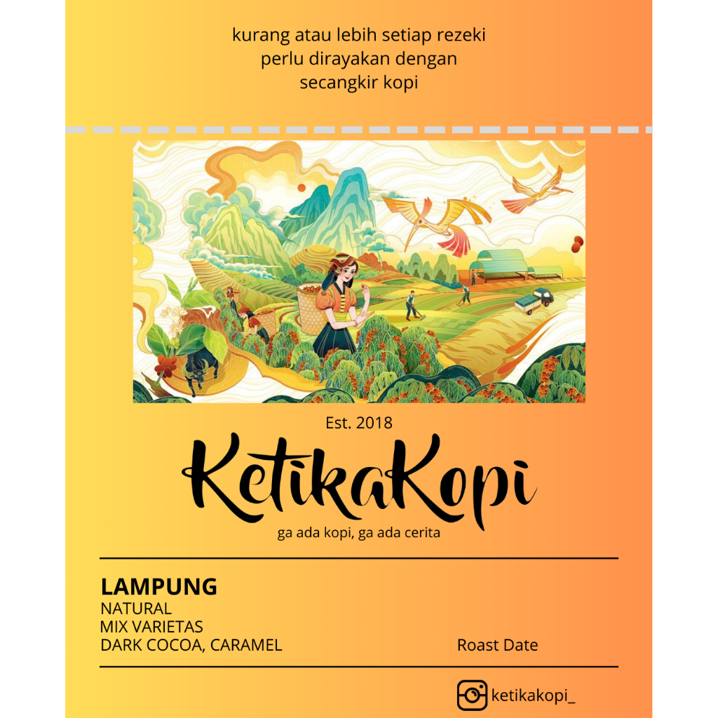 

Ketikakopi Drip Bag / Filter Bag - LAMPUNG