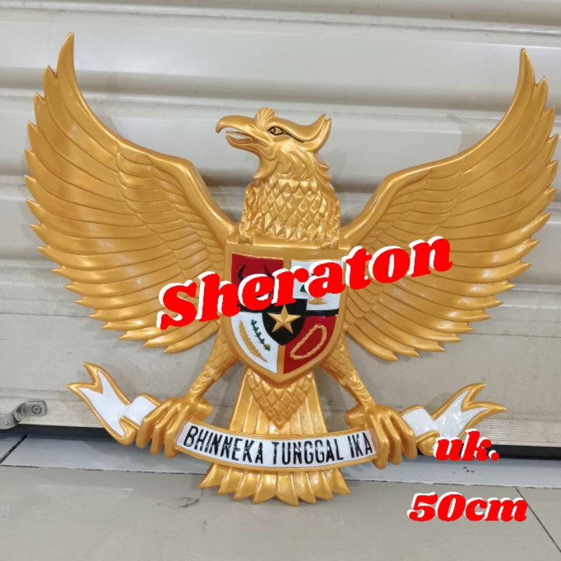 

patung Garuda fiber pajangan Garuda fiber ukuran 50cm