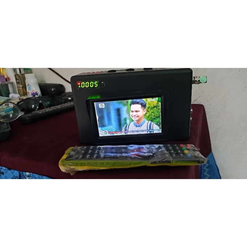 Satfinder rakitan OPTUS 66HD K-VISION GOL - Pakai baterai dan voltmeter