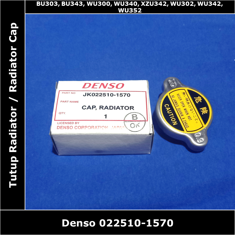 Tutup Radiator Toyota Dyna Dynasaurus 115 PS 2002-2006 115ST 115ET 14B Ori Denso Asli Original JK022