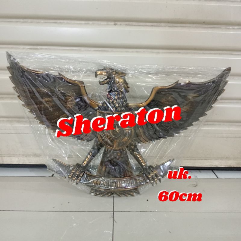 

patung Garuda Pancasila lambang Garuda Kuningan model lubang buaya perunggu ukuran 60cm