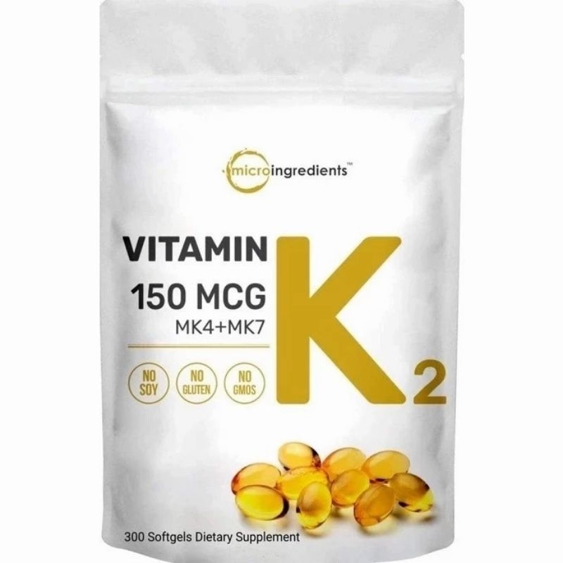 MicroIngredients Vitamin K2 150mcg isi 300 Softgell