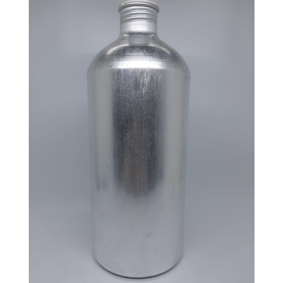 rc KALENG 1 LITER 1 ML SILVER BOTOL ALUMUNIUM KOSONG BARU BUAT BIBIT PARFUM HARGA PERBIJI