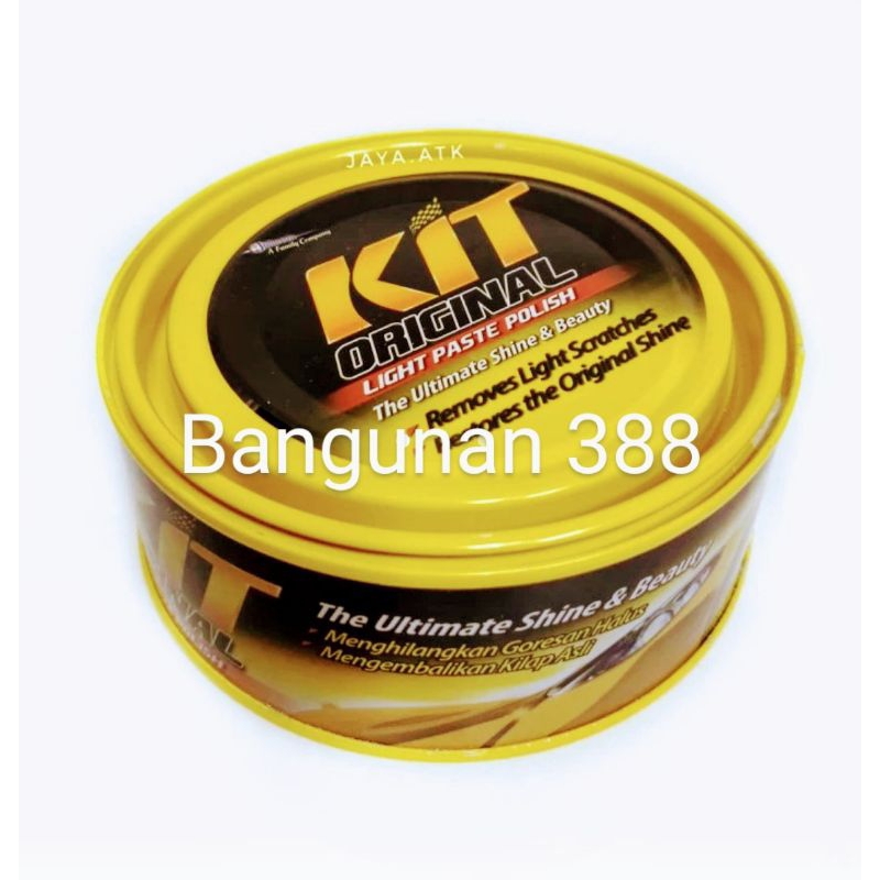 Kit Poles Pasta Wax Original 225gr/Compon Halus/Kit Kaleng Kuning