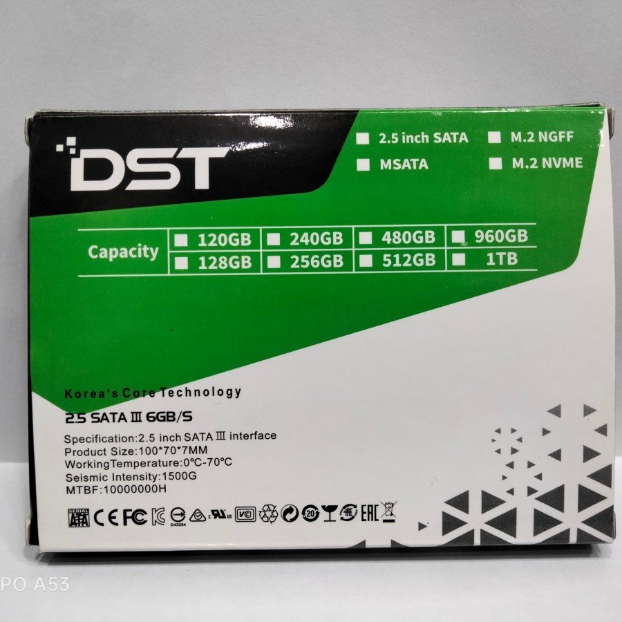 SSD 256 GB SATA---DST