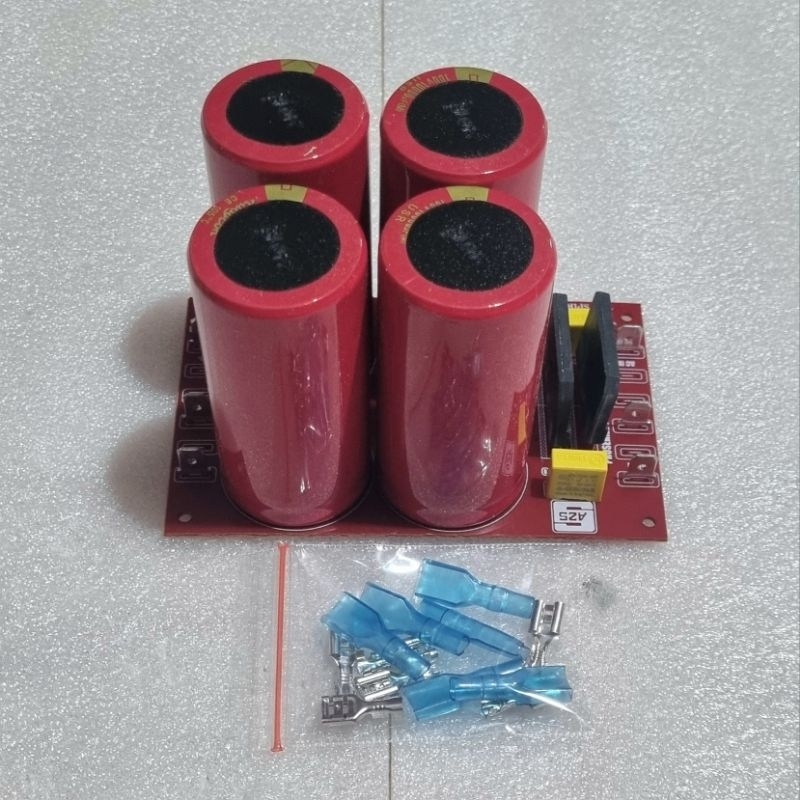 KIT PSU 4 Elco Rubycon 10000uF 100V USR Merah