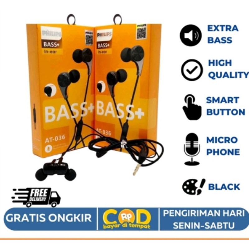 Headset Philips qp-036 headset maqnetic extra bass