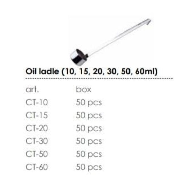 rt Tanica Oil Ladle 1ml15ml2ml3ml  Mini Ladle  Sendok Minyak Gagang Panjang Stainless Steel  Sendok 