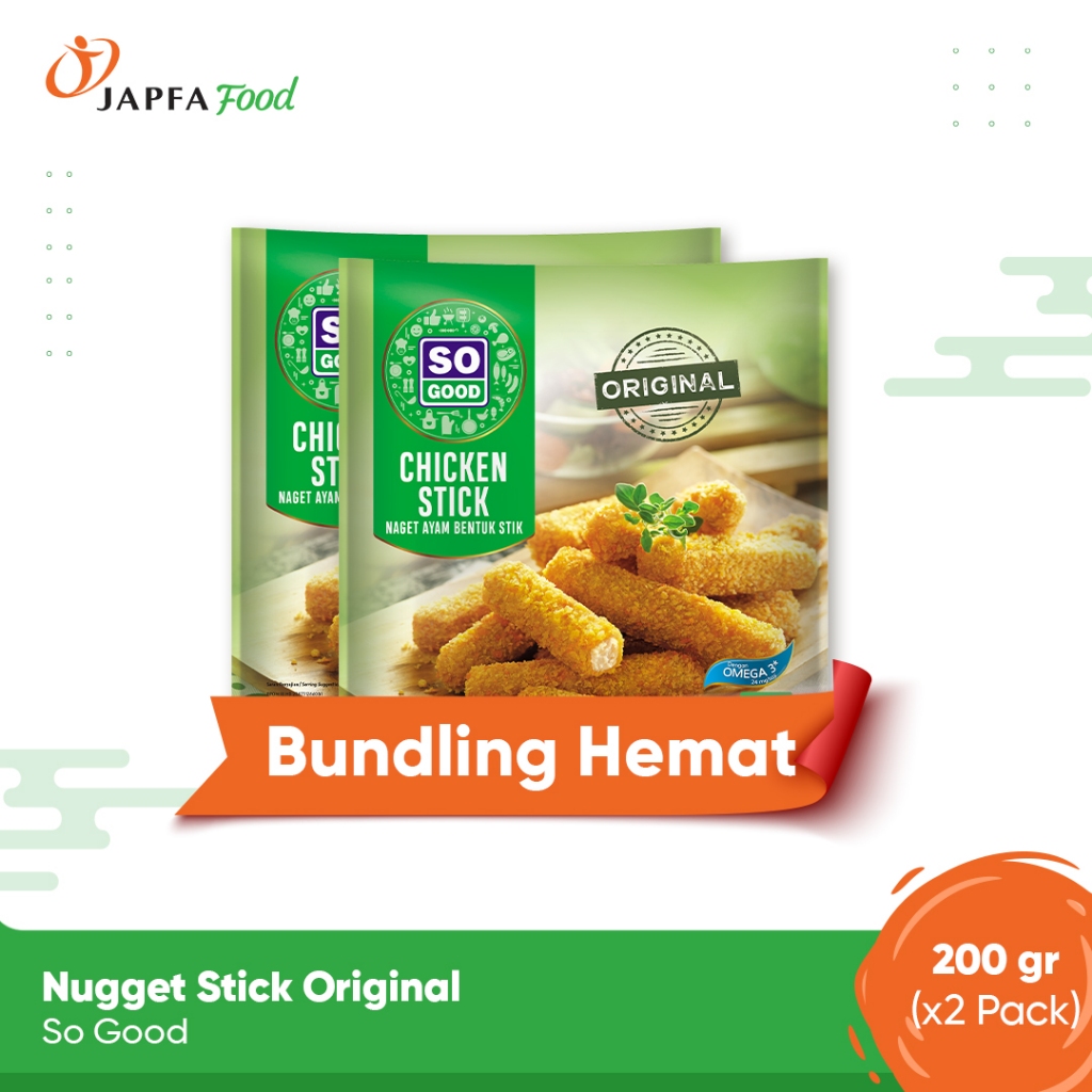 

So Good Nugget Stick Original 200gr - Isi 2 pack