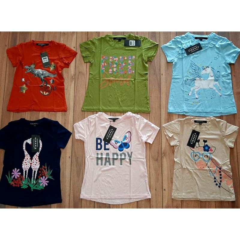 #azhania baju anak lengan pendek