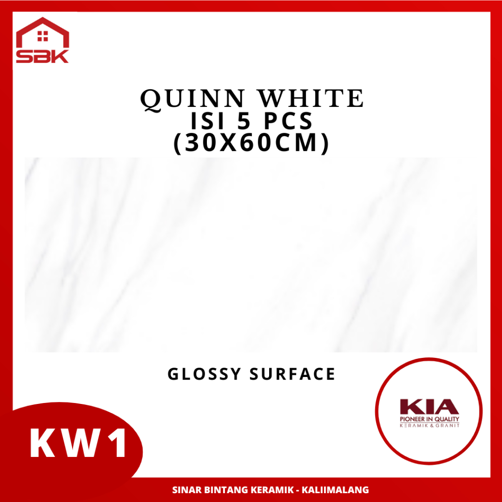 Keramik Dinding Cutting 30x60 Quinn White