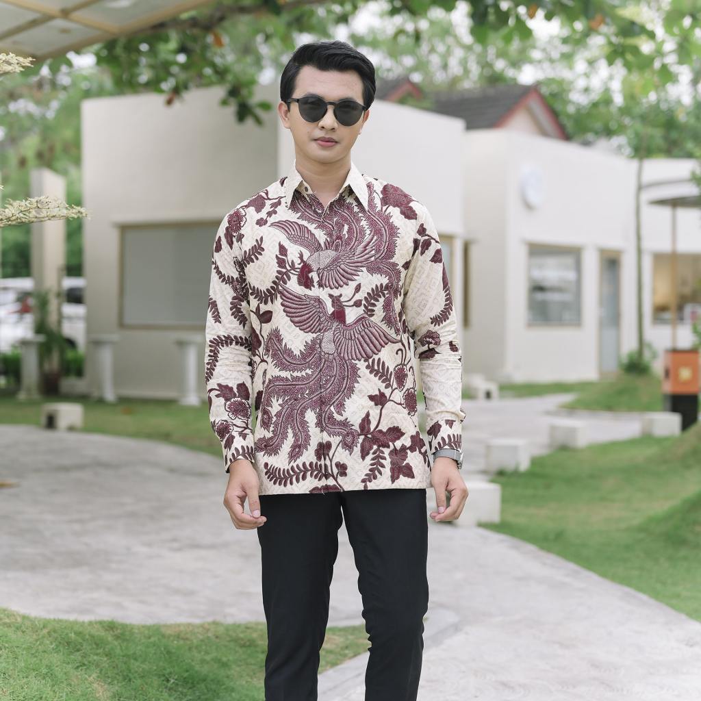 Jayabaya Batik SAGA Kemeja Batik Furing Lengan Panjang