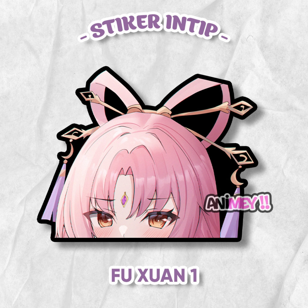 

Stiker Intip Fu Xuan Honkai Star Rail / Sticker Anime Waterproof