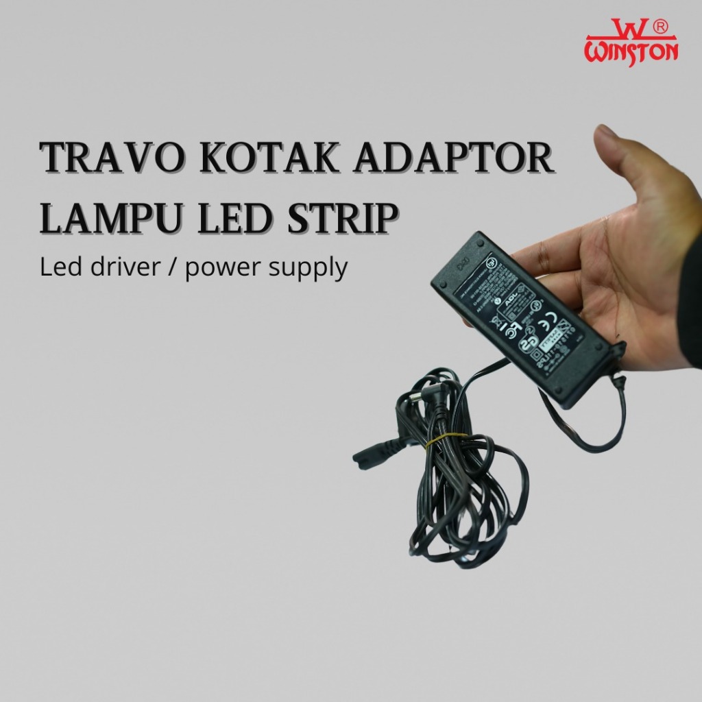 TRAVO KOTAK ADAPTOR LAMPU LED STRIP / Led driver / power supply