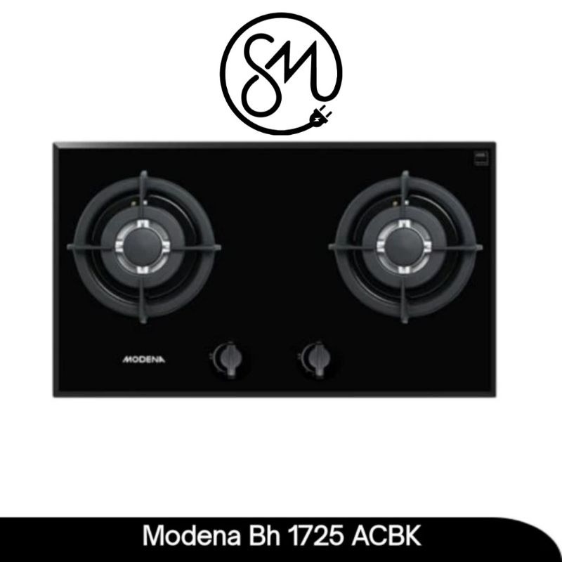 Kompor Gas Tanam Modena BH 1725 ACBK 2 Tungku HOB BH1725ACBK BH1725