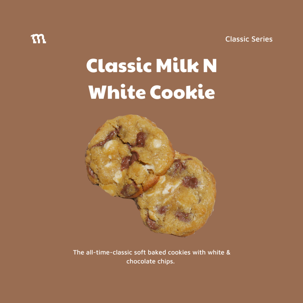 

Classic Milk And White Chocolate Cookie