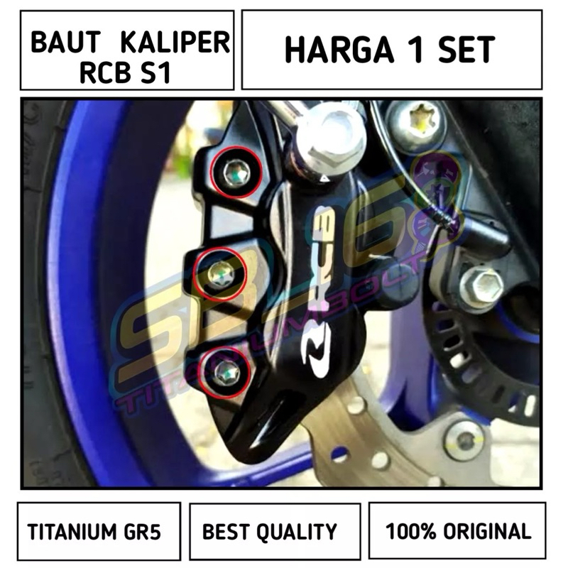 BAUT KALIPER RCB TITANIUM GR5