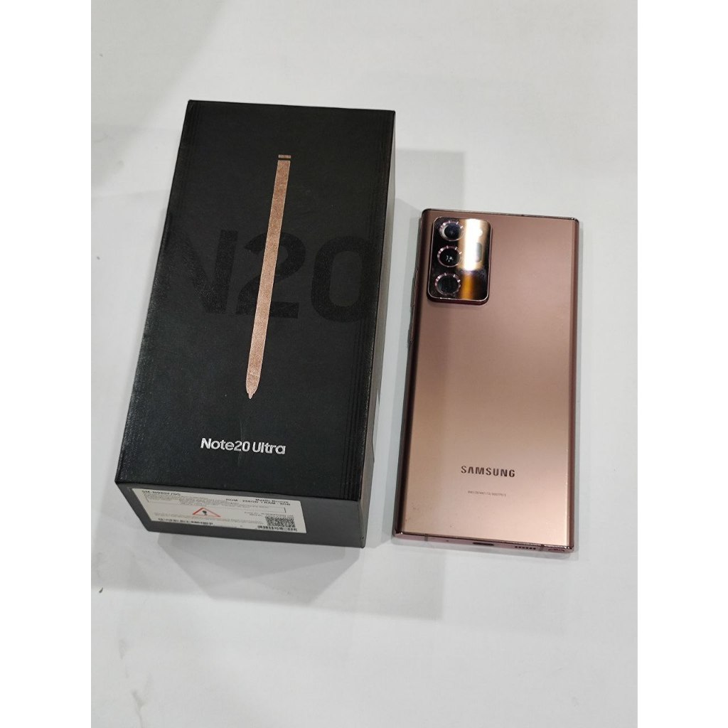 SAMSUNG NOTE 20 ULTRA 8/256GB SECOND HP BOX SPEN GA KONEK & SHADOW
