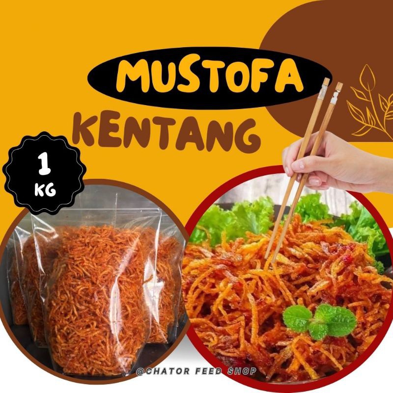 

Mustofa Kentang/ Kentang Mustofa Pedas Manis 1000 gram, Mustofa Kentang renyah gurih manis pedas