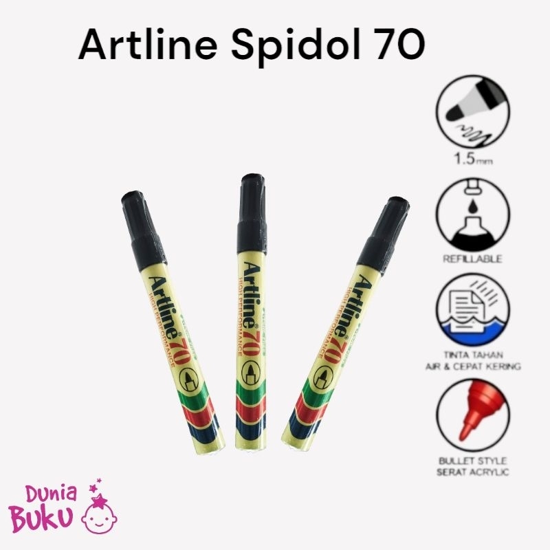 

( Eceran / Pcs ) Spidol Artline 70 Permanent Marker - ORIGINAL