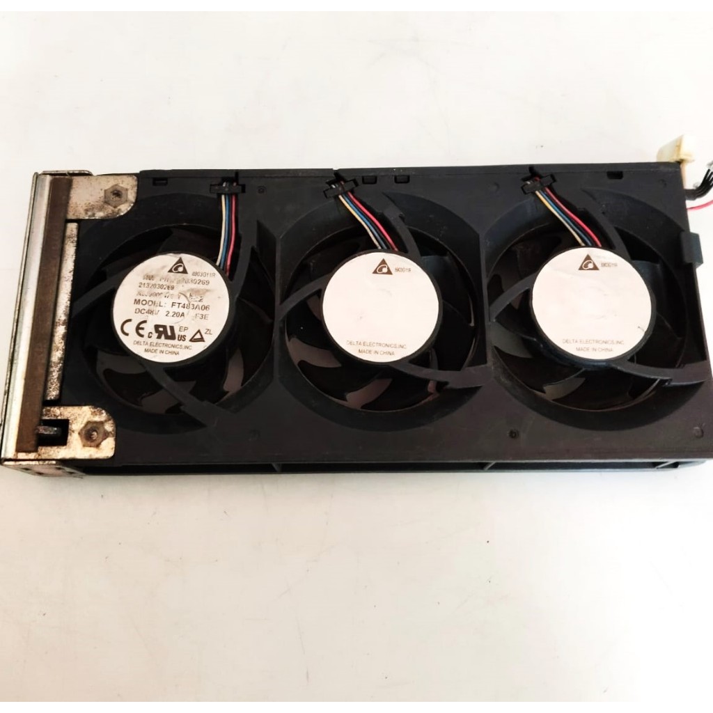 Three Fan Module Dc Brushless Delta 48v 2.2A 19x8.5x2.5cm