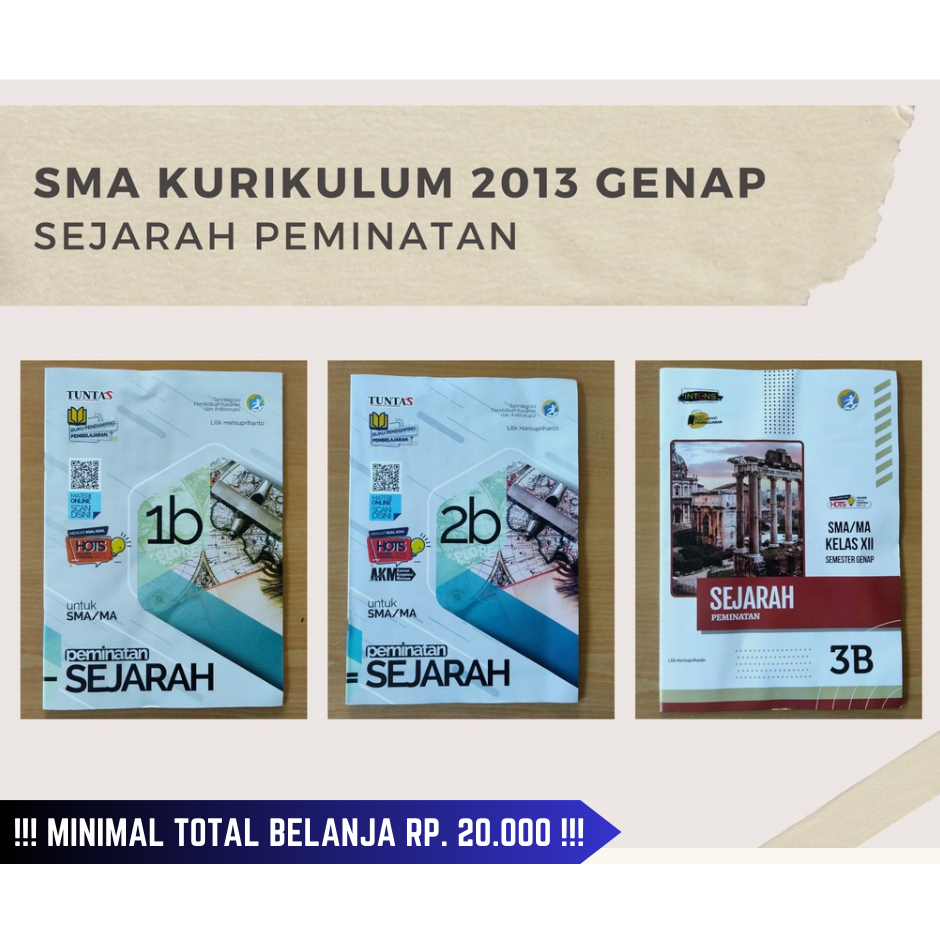 Buku LKS Sejarah Peminatan (Tuntas Intens) - SMA MA Kelas 10 11 12 - Genap K13