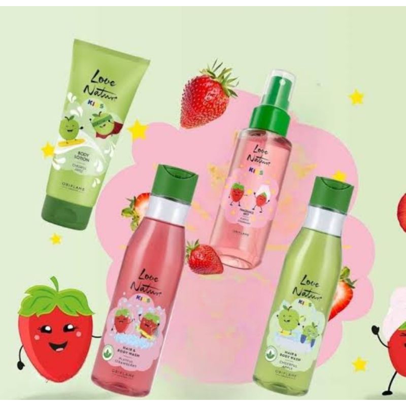 ~KA46~ Love nature kids • hair & body wash • Fragrance mist • body lotion