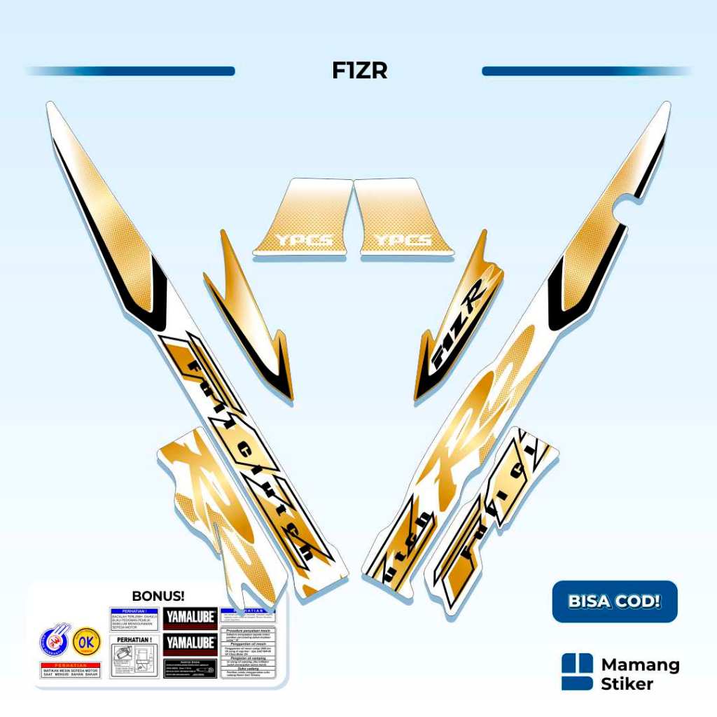 Striping Yamaha F1ZR Variasi (18) FIZ R FIZR Original 1997 1998 1999 2000 2001 2002 2003 2004 Ardath