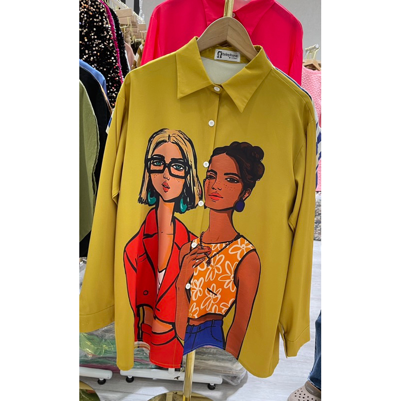 blouse wanita trendy/baju wanita/atasan wanita/baju atasan wanita/kemeja wanita lengan panjang/kemej