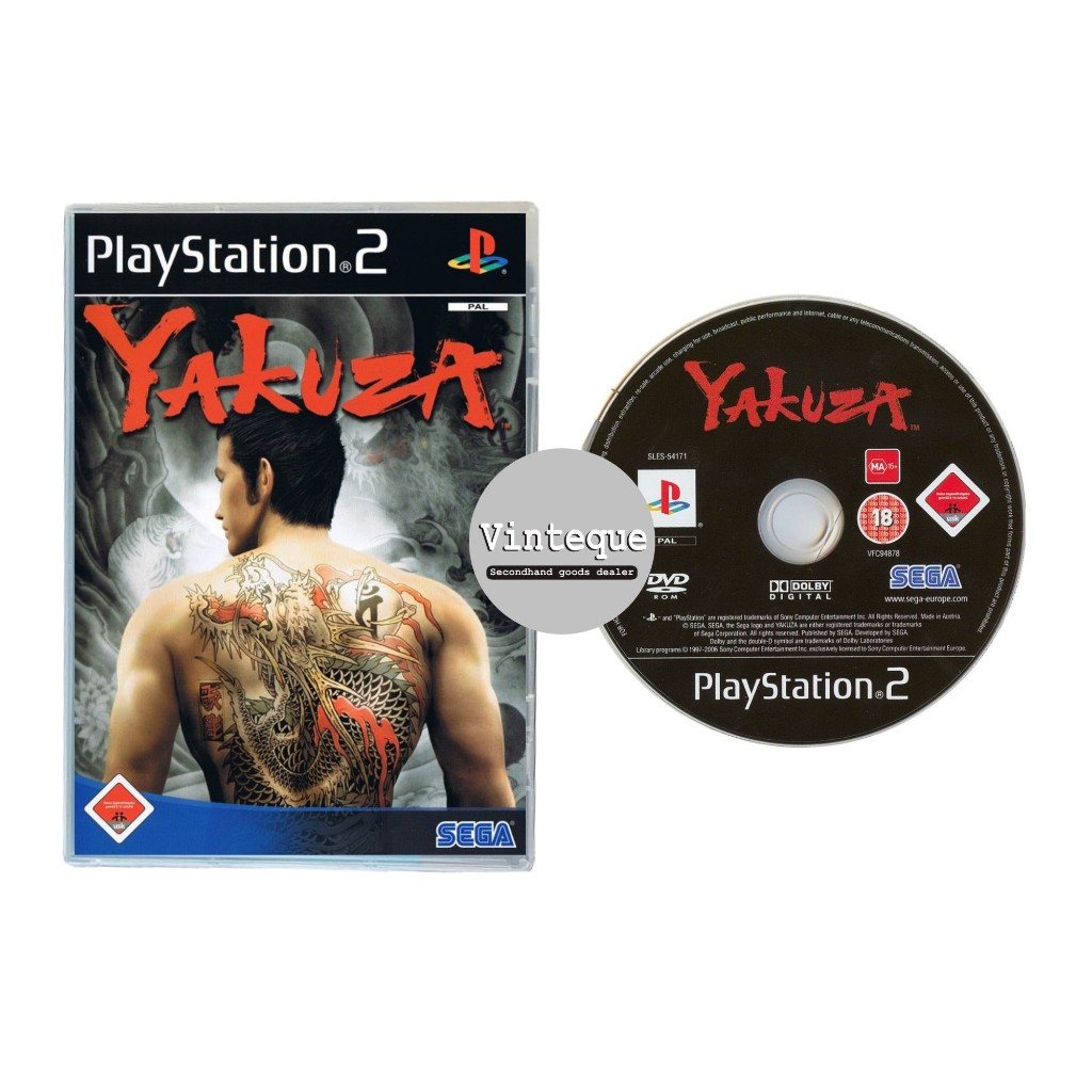 Kaset CD DVD PS2 Playstation 2 Original Pabrik Yakuza