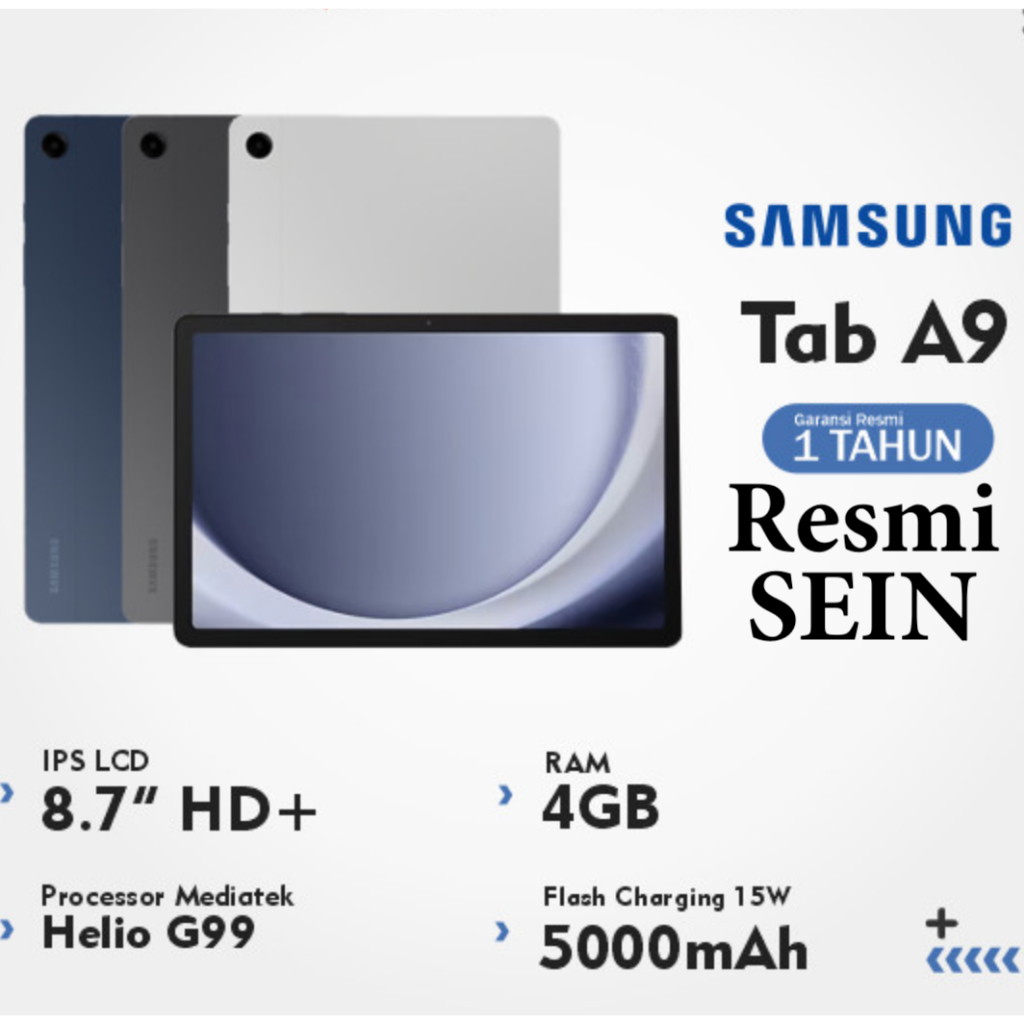 Samsung Tab A9 LTE Wifi Garansi Resmi SEIN Original Tablet