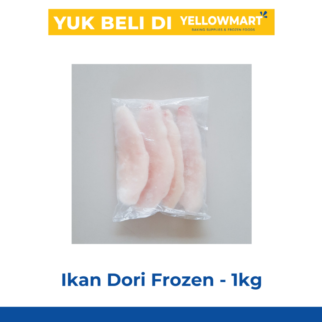 

Pangasius Ikan Dori Frozen 4Potong - 1kg