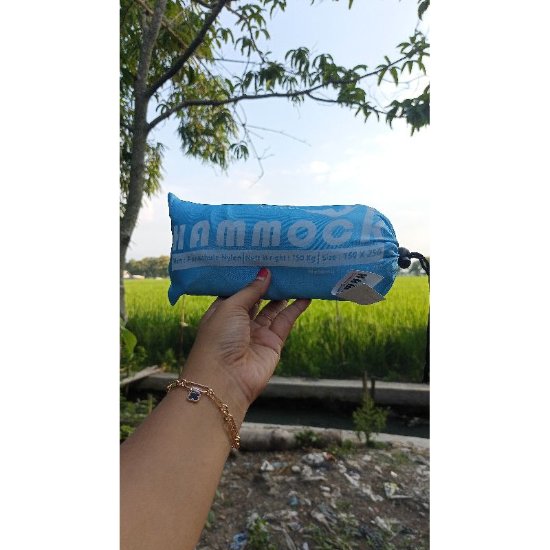 PROMO HAMMOCK ZONA KIROTA/ HAMMOCK 150KG / HAMMOCK DEWASA / HAMMOCK UNTUK 2 ORANG / HAMMOK / HAMMOCK