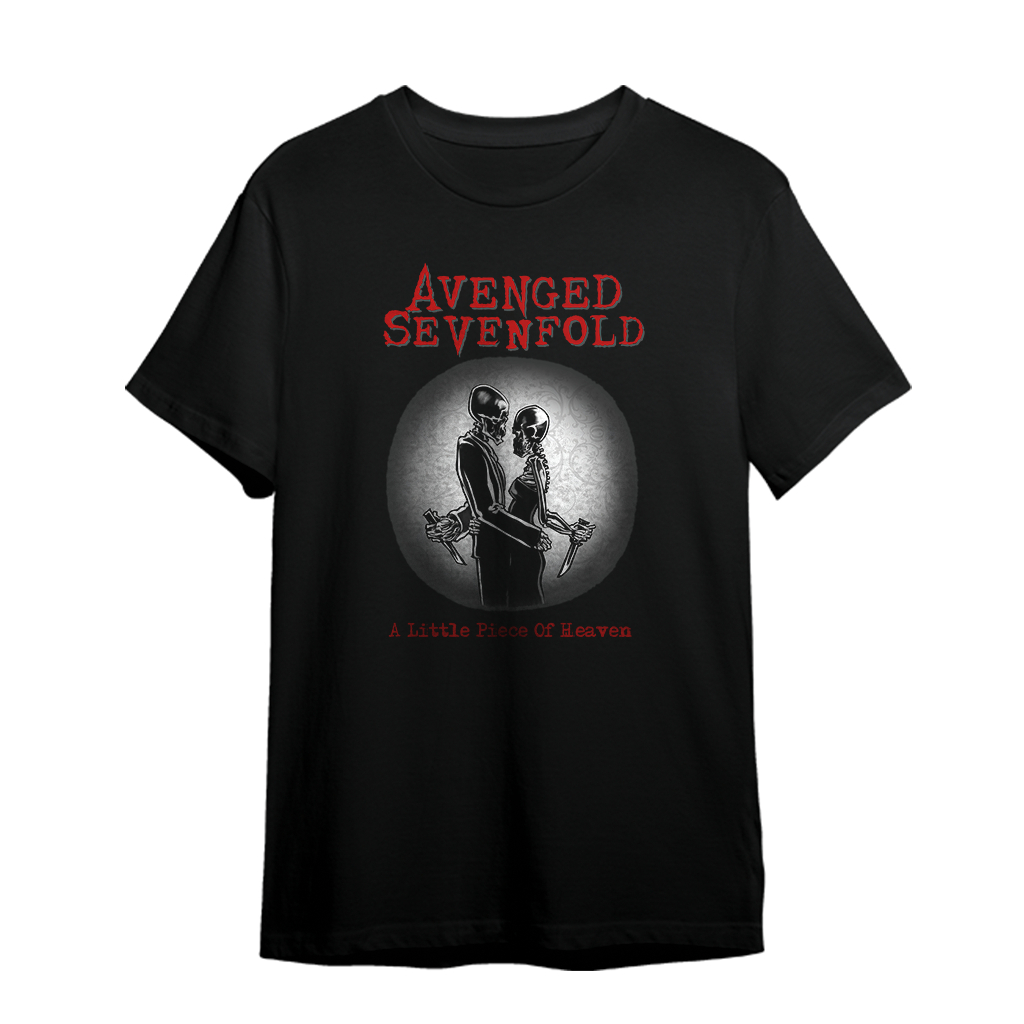 KAOS BAND | KAOS AVENGED SEVENFOLD - A LITTLE PIECE OF HEAVEN | T SHIRT BAJU DISTRO PRIA WANITA MUSI