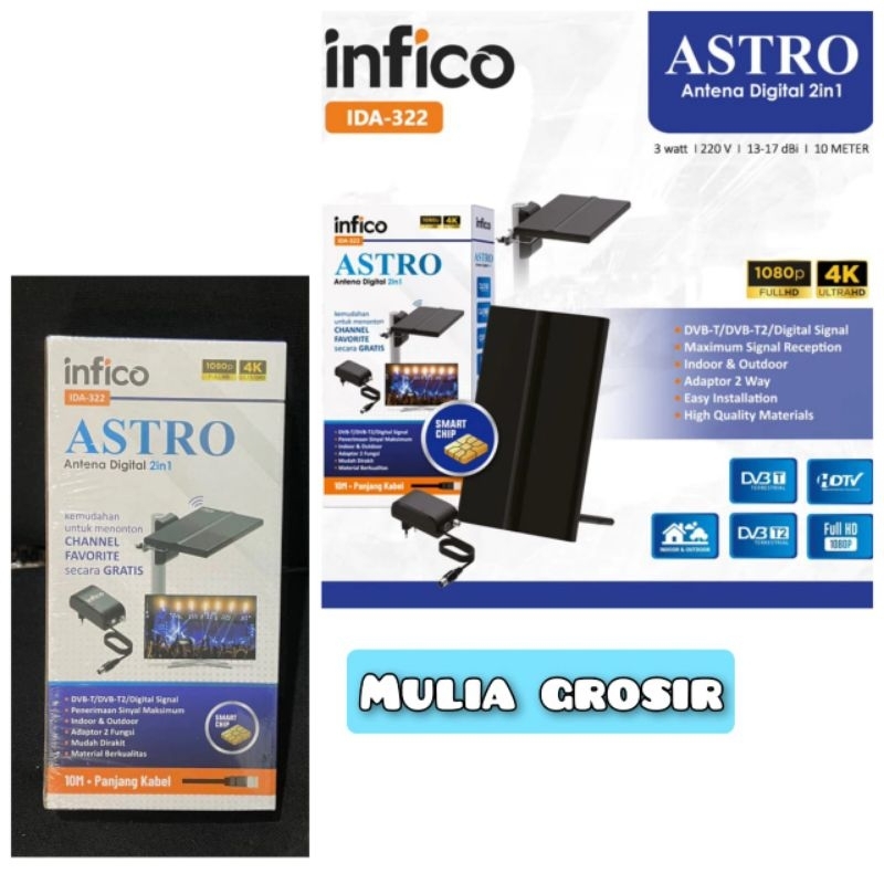 Antena TV Digital Infico ida 322