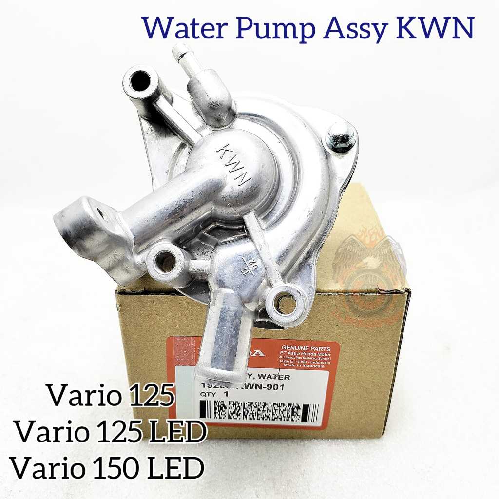 WATER PUMP WATERPUMP ASSY KOMPLIT HONDA KWN ASLI ORIGINAL HONDA AHM PRESISI VARIO 125 ESP VARIO 150 