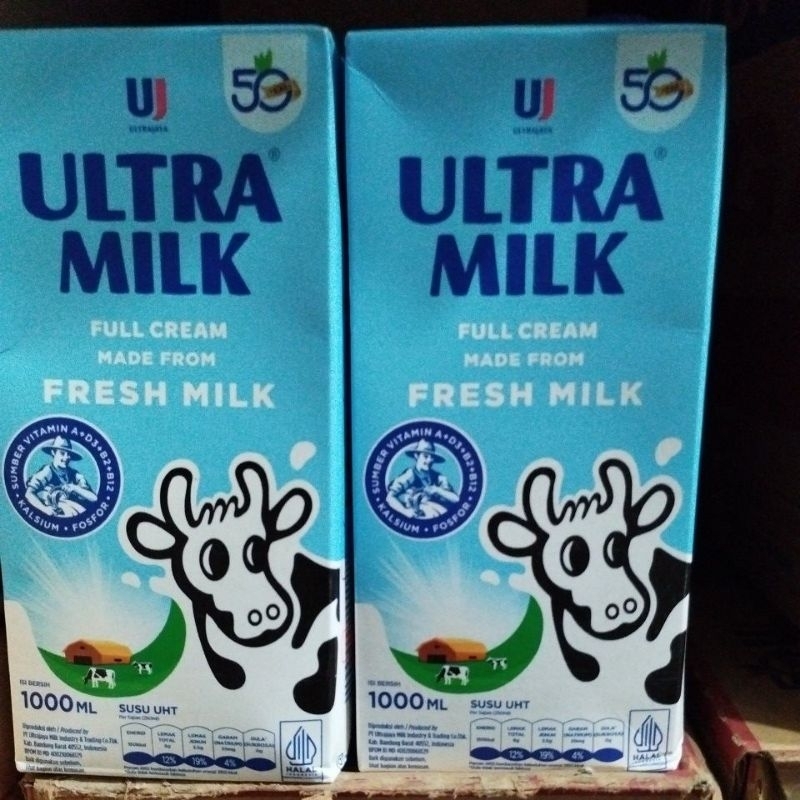 

Susu ultra 1 liter pwr dus isi 12 pcs