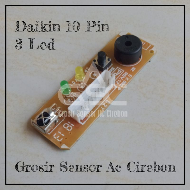 Daikin 10 pin 3 Led | Daikin inverter 10 pin 3 Led.