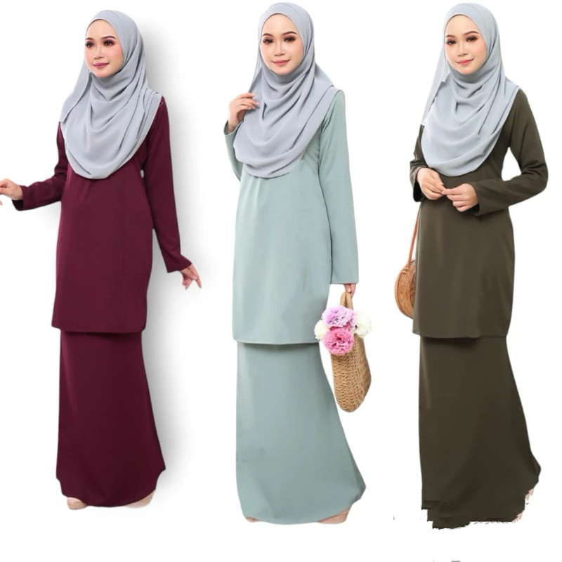 Buttonhaus - Baju Lebaran 2025 Baju Kurung Wanita Melayu / Malaysia