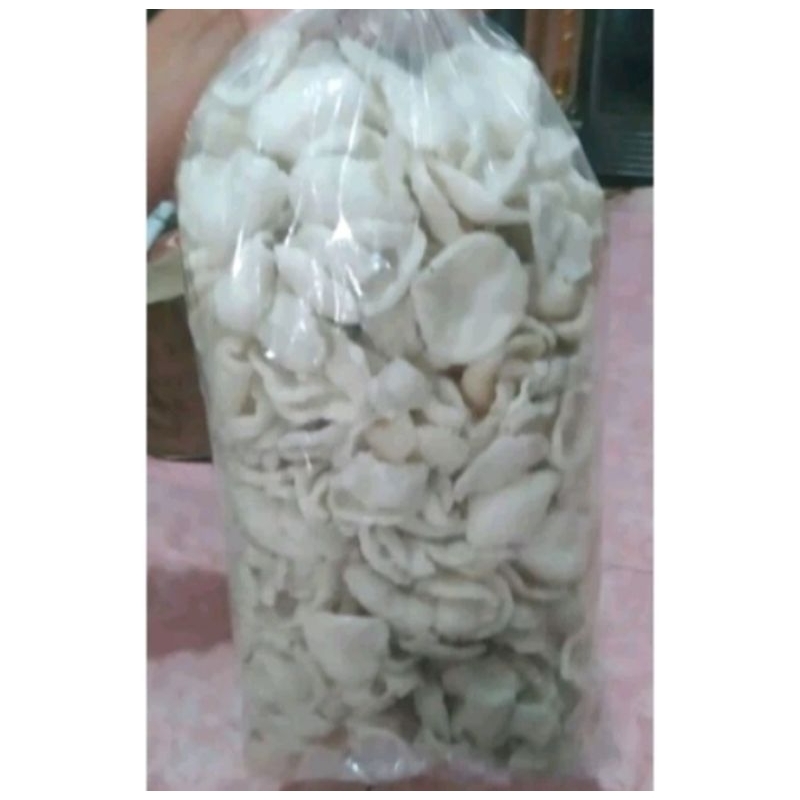 

krupuk pasir krupuk upil 500gram asin gurih renyah dan sambel kacang enak krupuk pasir bawang