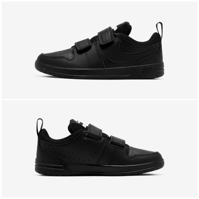 Nike Sale sepatu anak unisex warna full hitam black nike pico 5