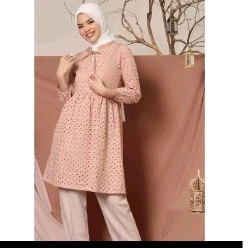 PRELOVED BLOUSE KATUN BORDIR HARDWARE KAMILA
