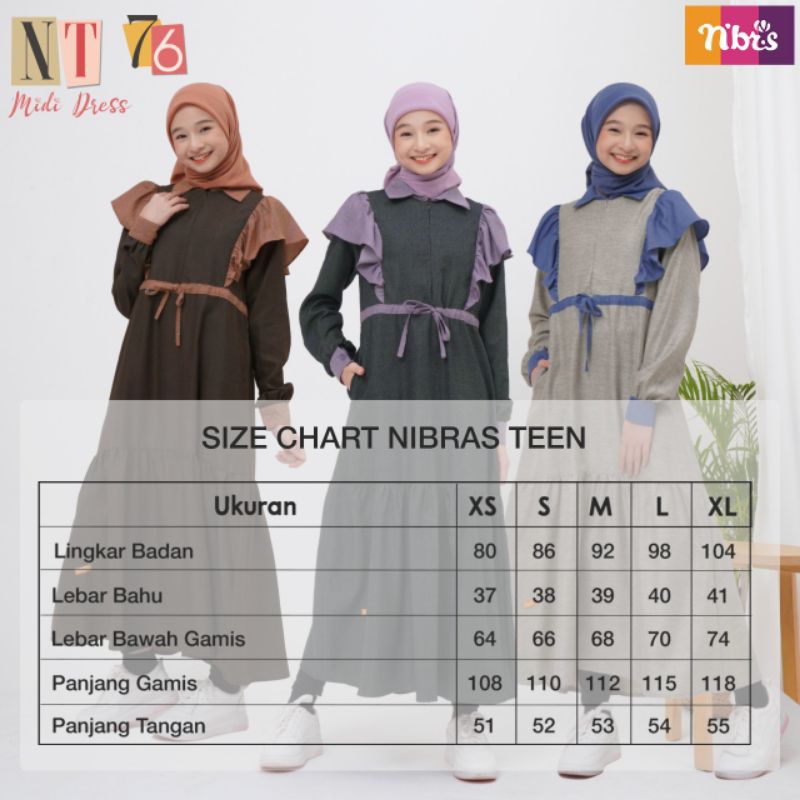 NT 076 | PROMO GAMIS NIBRAS TEEN TERBARU REMAJA