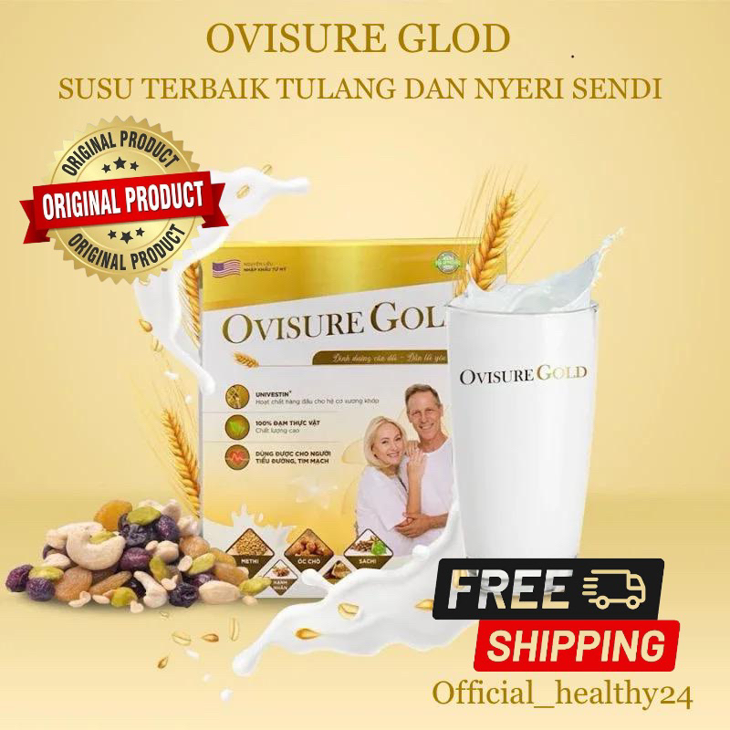 

OVISURE GOLD MILK ASLI SUSU HERBAL OVISURE SUSU TULANG DAN NYERI SENDI