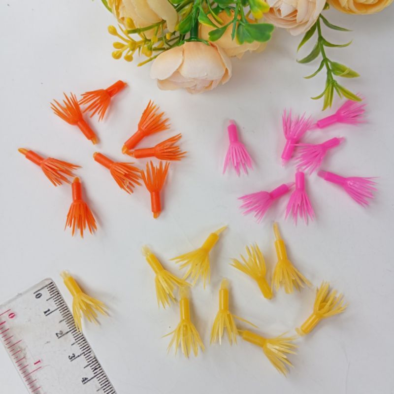Putik Plastik 05 Putik Bunga ( 24 Pcs)Putik Plastik Putik Artificial Putik Bunga Imitasi Putik Bunga