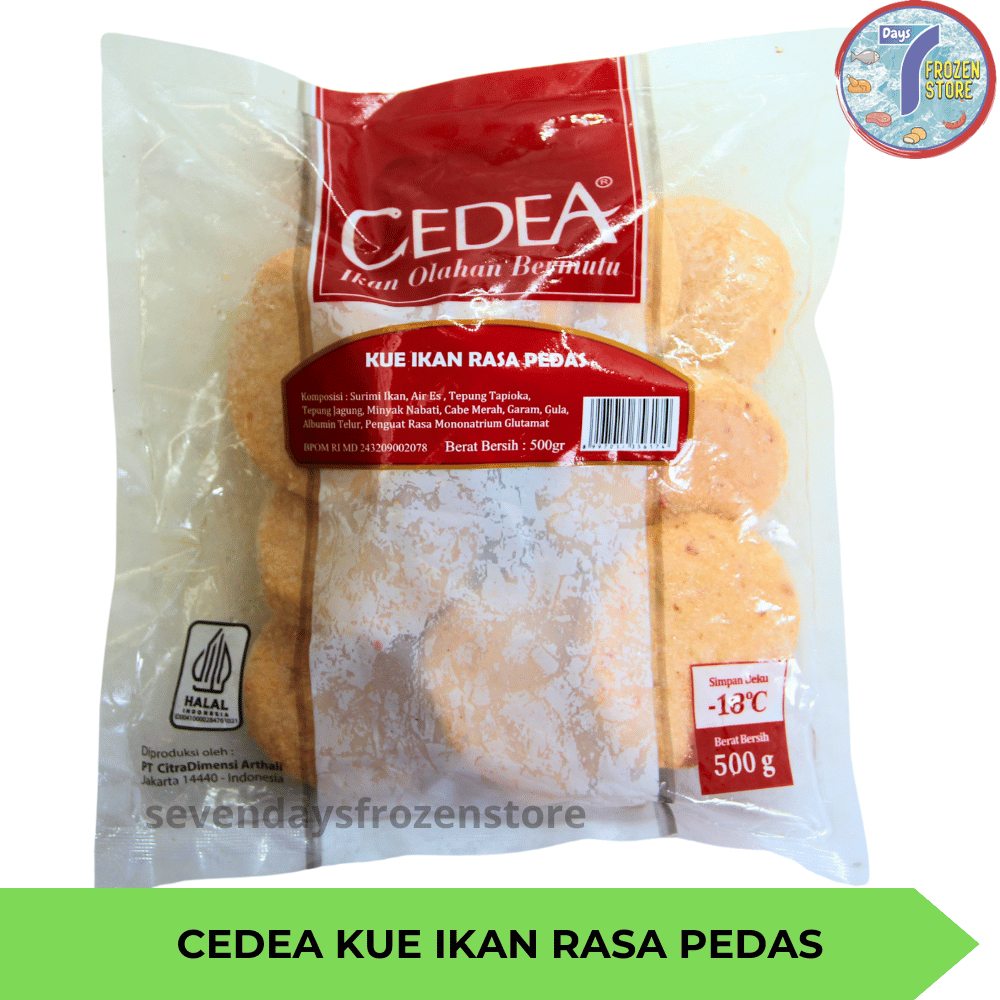 

Cedea Kue Ikan Pedas 500 gr